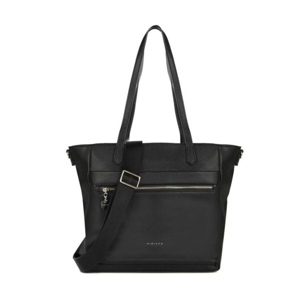 MIRIADE Black Polyethylene Shoulder Women's Bag